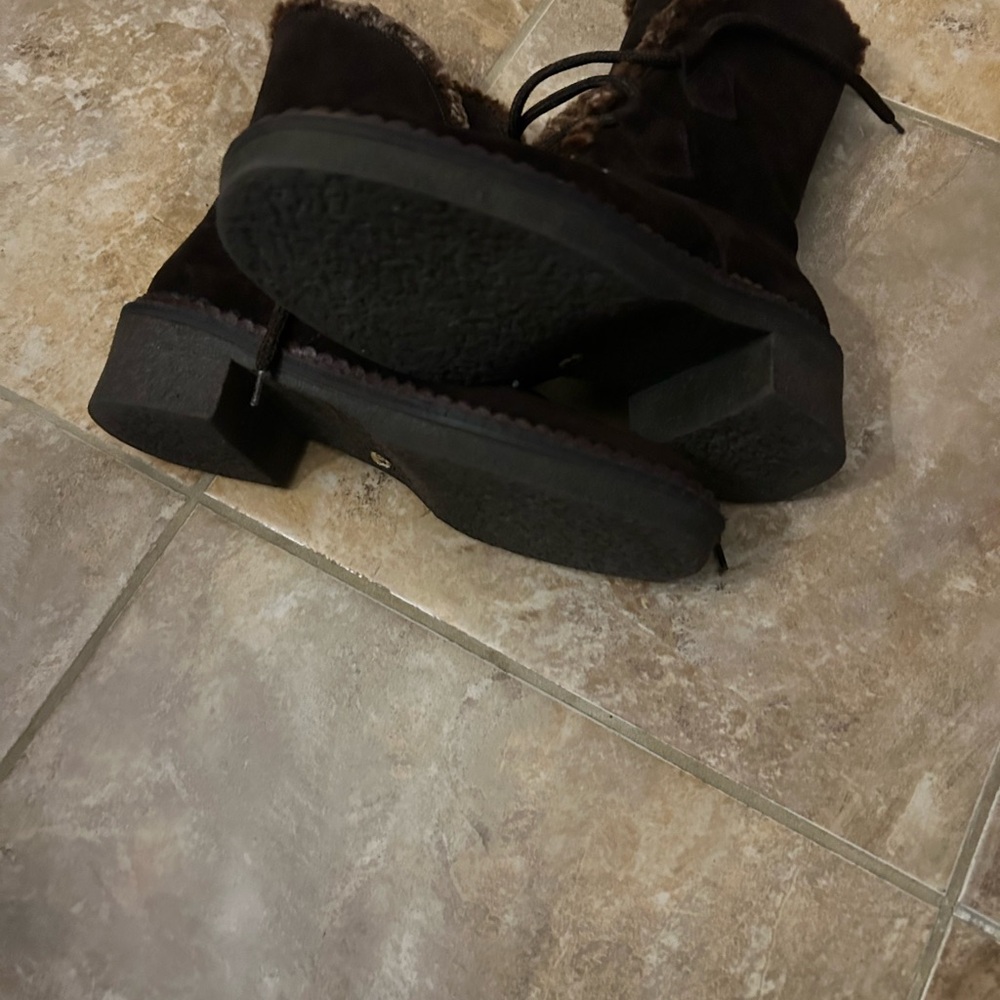 Vicini Dark Brown Fur-Lined Winter Boots